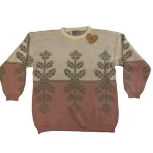 Tarazzia Vintage Floral Pullover Sweater